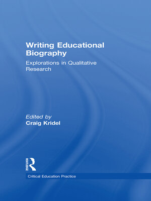 cover image of Writing Educational Biography